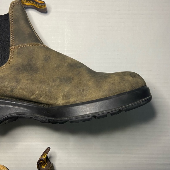 BLUNDSTONE 2056 ALL-TERRAIN CHELSEA BOOTS - RUSTIC BROWN AU 8 - Picture 5 of 13